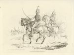 Cavalry Officers, Alkens Scrapbook, 1821