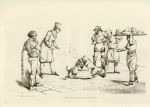 Dogs fighting, Alkens Scrapbook, 1821