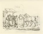 Hunters at an Inn, Alkens Scrapbook, 1821