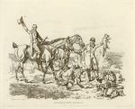 Fox hunting, after the kill, Alkens Scrapbook, 1821
