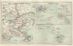 Mississippi Delta & Leeward Islands map, 1886