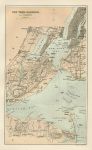 USA, New York Harbour chart, 1886
