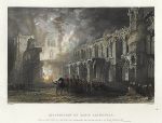Scotland, Destruction of Elgin Cathedral, 1840