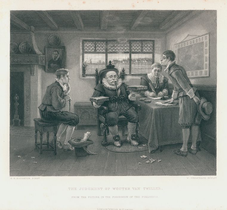 Judgement of Wouter van Twiller (New York interest), 1878