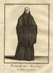 Benedictin Anglois en habit de Choeur, 1718