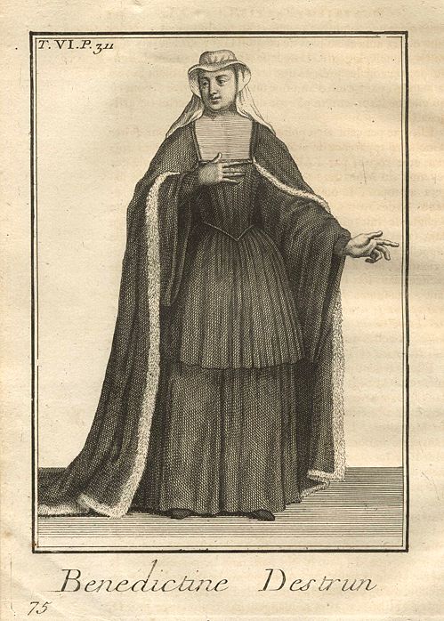Benedictine Destrun, 1718