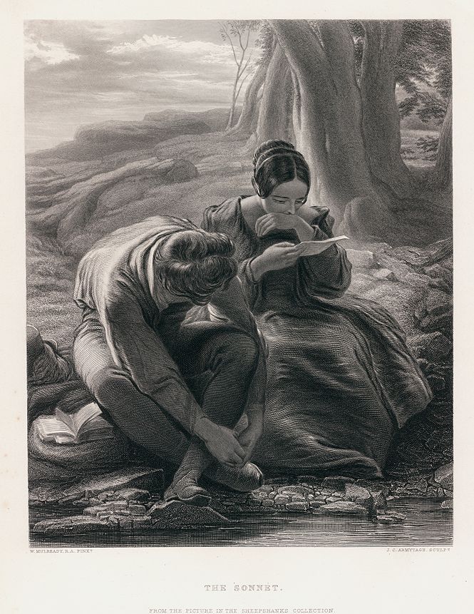 The Sonnet, after Mulready, 1876