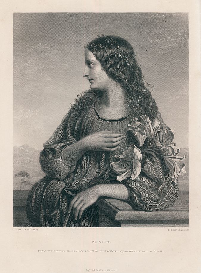 Purity, after H.O'Neil, 1864