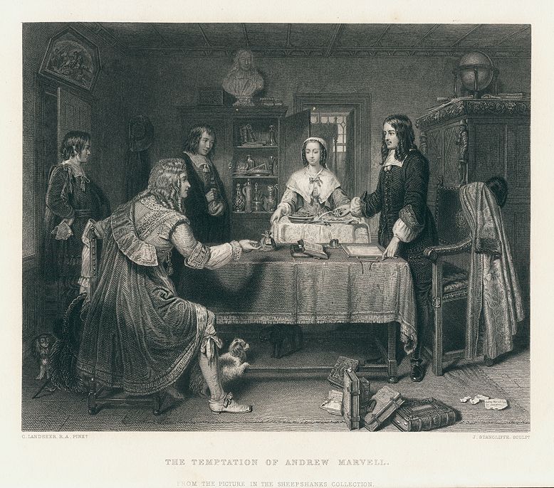 The Temptation of Andrew Marvell, after Landseer, 1864