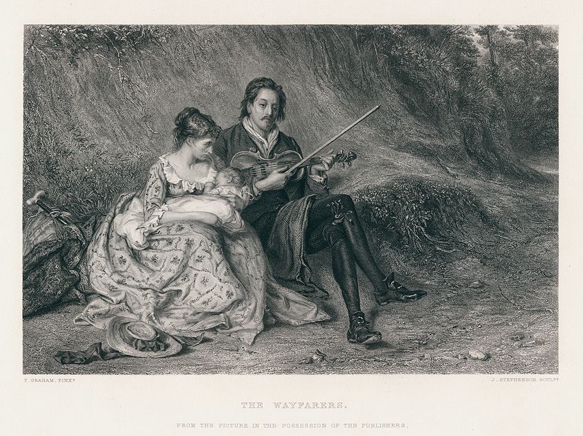 The Wayfarers, after T.Graham, 1873