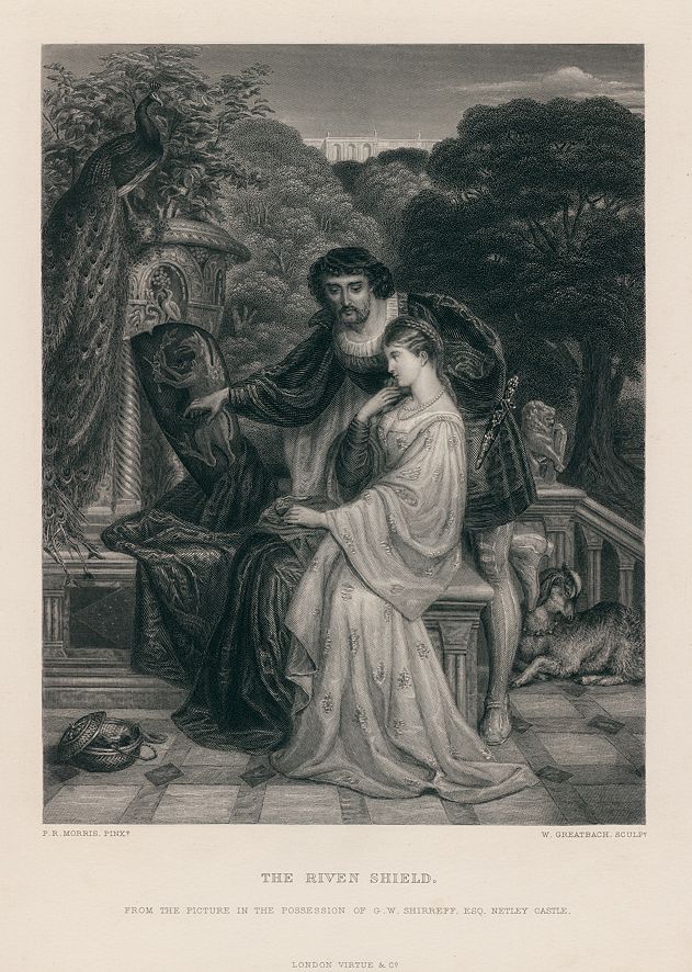 The Riven Shield (Shakespeare's Othello), after Morris, 1875