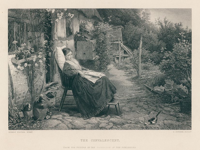 The Convalescent, after Birket Foster, 1873