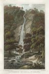Ireland, Co. Wicklow, Powerscourt Waterfall, 1831