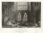 Scotland, Glasgow Cathedral interior, 1840