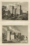Yorkshire, Bolton Castle (2 prints), 1786