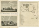 Worcestershire, Kenilworth Castle, (2 views and plan) 1786
