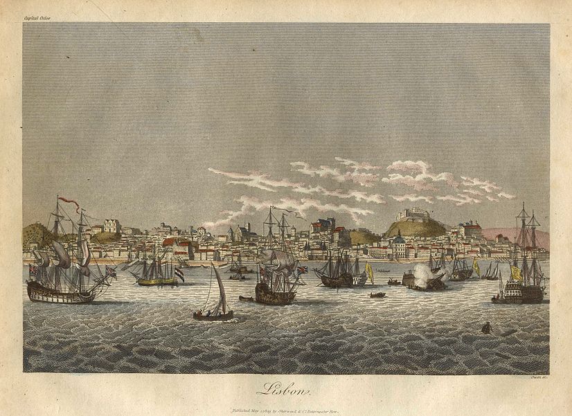 Portugal, Lisbon view, 1811