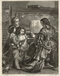 'God Save the Queen', children at piano, 1864