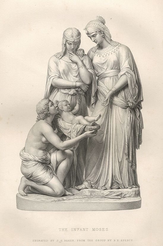 The Infant Moses, after Spence, 1864