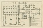 Hereford Cathedral ground plan, 1786