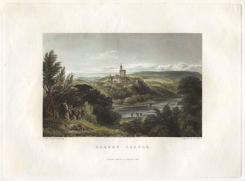 Lancashire, Hornby Castle, 1836