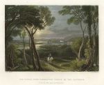 Scotland, The Clyde, with Dunbarton Castle in the distance, 1840