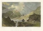 Scotland, Glencoe between Loch Long and Cairn Dhu, 1840