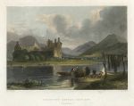 Scotland, Kilchurn Castle, Loch Awe, 1840