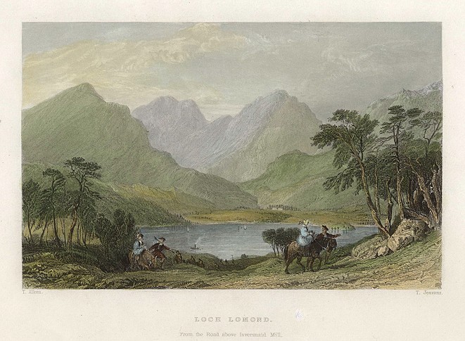 Scotland, Loch Lomond, 1840
