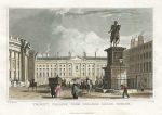 Ireland, Dublin, Trinity College from College Green, 1831