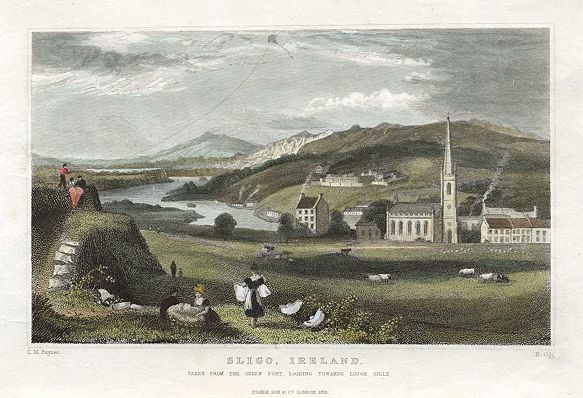 Ireland, Sligo view, 1831