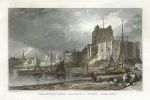Ireland, Carrickfergus Castle & Town, 1831