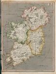Ireland map, 1811