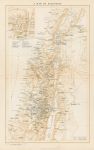 Palestine map, 1880