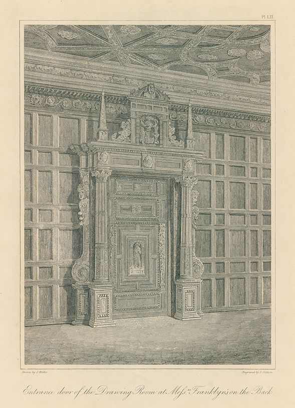 Bristol, Entrance Door inside Messrs. Franklyn's on the Back, 1825