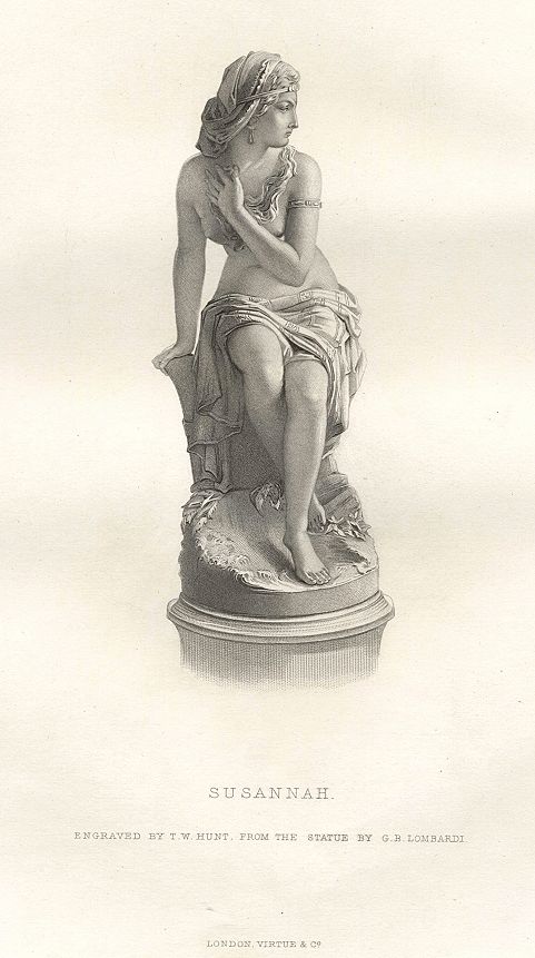 Susannah, sculpture, 1875