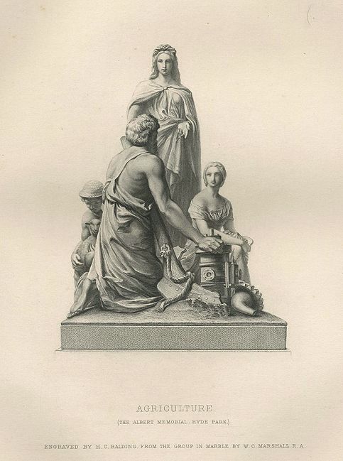 Agriculture (Albert Memorial sculpture), 1871