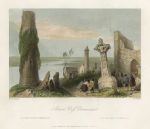 Ireland, Clonmacnoise, Ancient Cross, 1841