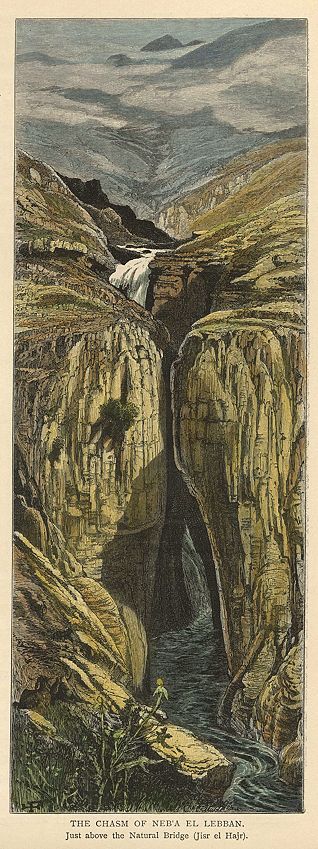 Lebanon, Chasm of Neb'a El Lebban, 1875