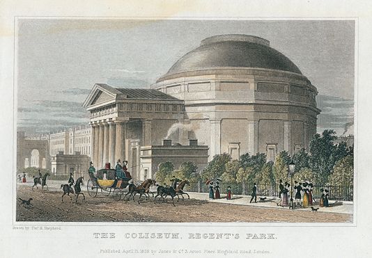 London, Regent's Park, The Colliseum, 1831