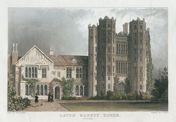 Essex, Layer Marney Tower, 1834