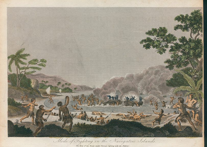 Samoa, method of fighting, 1811