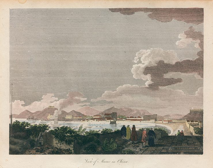 China, Macau view, 1811