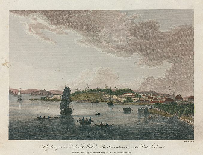 Australia, Sydney & Port Jackson view, 1811