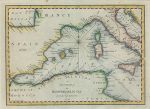 Mediterranean Sea chart, 1801