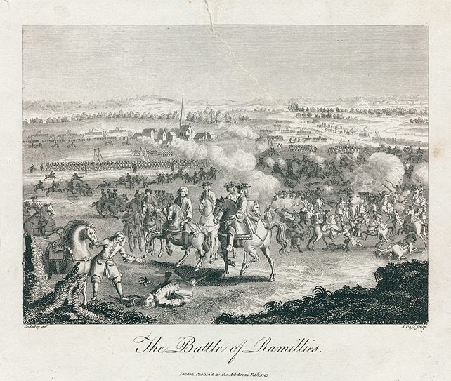 Belgium, The Battle of Ramillies in 1706, published 1797