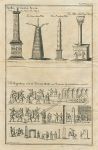 Turkey, Constantinople, pillars in the Hippodrome, 1745