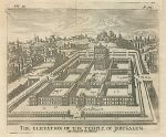 Jerusalem, elevation of the Temple, 1745