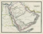 Arabia map, 1844