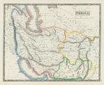 Persia map (Iran, Afghansitan & Pakistan), 1844